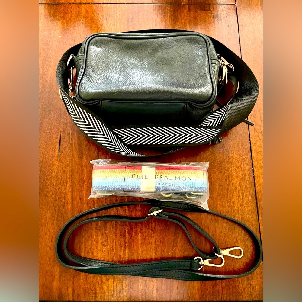 Elite Beaumont crossbody purse with three straps